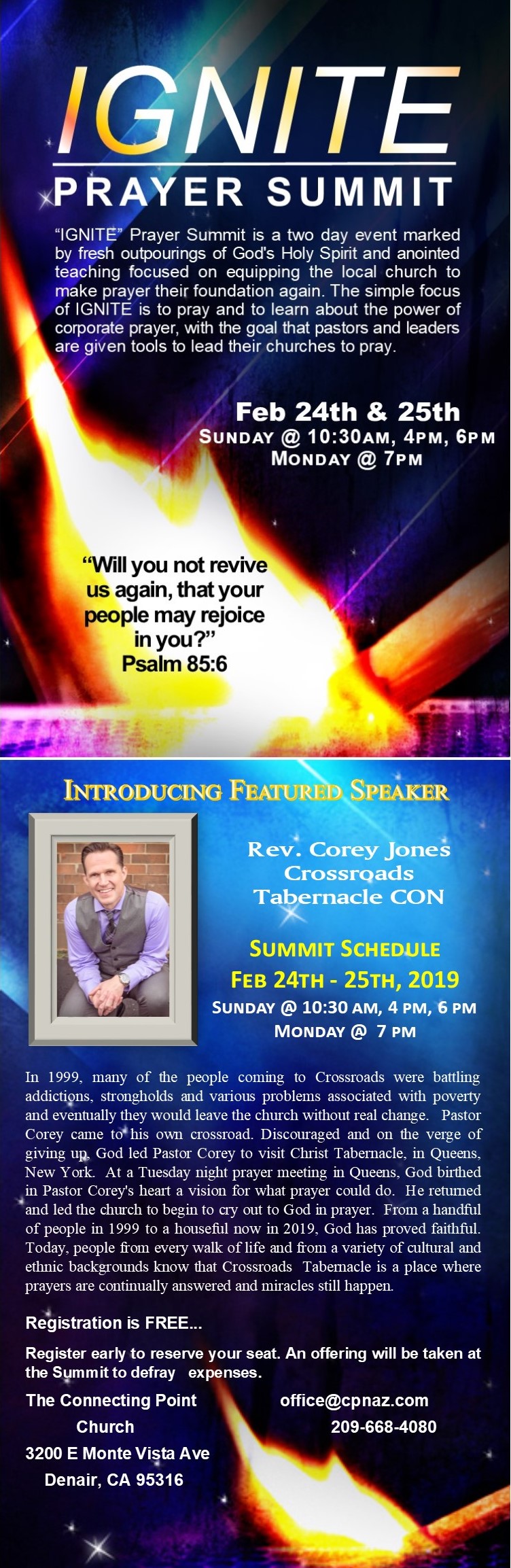 IGNITE Prayer Summit Connecting Point Church of the Nazarene